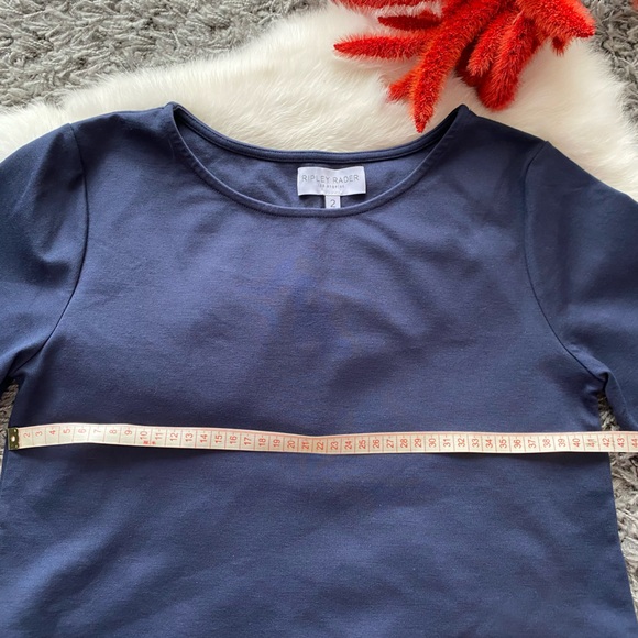 RIPLEY RADER PONTE KNIT SHORT SLEEVE TOP EXTENDED - Picture 7 of 7